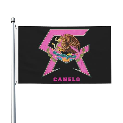 Canelo Boxer Alvarez-Flagge, doppelseitig, 90 x 150 cm, strapazierfähiges Polyester, lichtbeständig, Box-Fan-Banner, für den Innen- und Außenbereich von IJHRSFDST