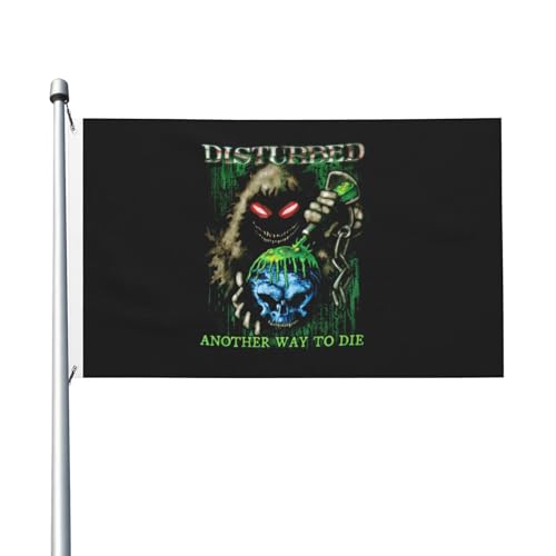 Heavy Metal Band Flag Double-Sided 3x5FT Flag - Rock Music Banner - Concert Tour Merch - Music Fan Room Wall Decor von IJHRSFDST