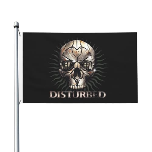 Heavy Metal Band Flag Double-Sided 3x5FT Flag - Rock Music Banner - Concert Tour Merch - Music Fan Room Wall Decor von IJHRSFDST