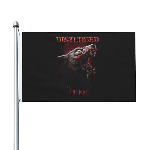 Heavy Metal Band Flag Double-Sided 3x5FT Flag - Rock Music Banner - Concert Tour Merch - Music Fan Room Wall Decor von IJHRSFDST