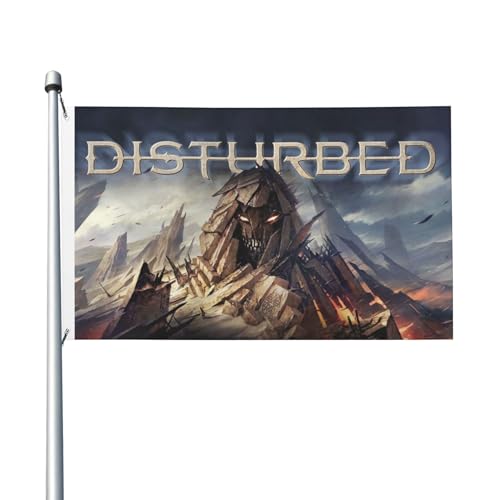 Heavy Metal Band Flag Double-Sided 3x5FT Flag - Rock Music Banner - Concert Tour Merch - Music Fan Room Wall Decor von IJHRSFDST