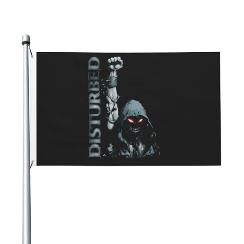 Heavy Metal Band Flag Double-Sided 3x5FT Flag - Rock Music Banner - Concert Tour Merch - Music Fan Room Wall Decor von IJHRSFDST