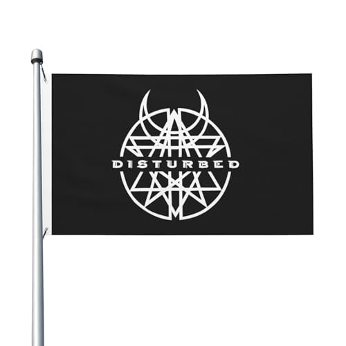 Heavy Metal Band Flag Double-Sided 3x5FT Flag - Rock Music Banner - Concert Tour Merch - Music Fan Room Wall Decor von IJHRSFDST