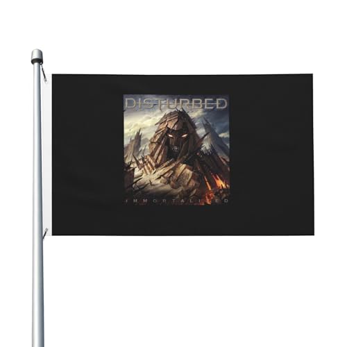 Heavy Metal Band Flag Double-Sided 3x5FT Flag - Rock Music Banner - Concert Tour Merch - Music Fan Room Wall Decor von IJHRSFDST