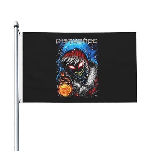 Heavy Metal Band Flag Double-Sided 3x5FT Flag - Rock Music Banner - Concert Tour Merch - Music Fan Room Wall Decor von IJHRSFDST