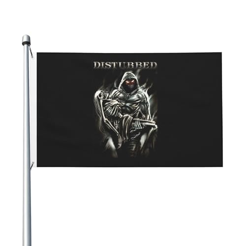 Heavy Metal Band Flag Double-Sided 3x5FT Flag - Rock Music Banner - Concert Tour Merch - Music Fan Room Wall Decor von IJHRSFDST
