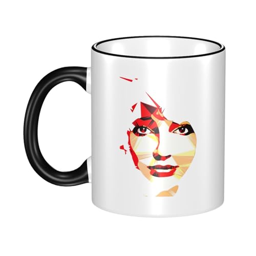 IJHRSFDST London Rock Band Keramiktasse - 330ml Kaffeetasse mit farbigem Rand - Vintage Rock Musik Fan Geschenk Merchandise - Mikrowellengeeignet IJHRSFDST London Rock Band Keramiktasse - 330ml Kaffeetasse mit farbigem Rand - Vintage Rock Musik Fan Geschenk Merchandise - Mikrowellengeeignet von IJHRSFDST