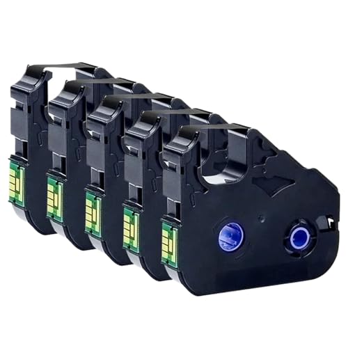 IJOSADON 10/5PCS Kompatible LB-200BK MK-RS100B PT-200BK Kabel Kompatibel mit Drucker MK2600 MK2500 MK2100 MK2000 MK1500 MK1100 Mark 1 Pro M-11C M-1STD(LB-200BK 5pcs) von IJOSADON