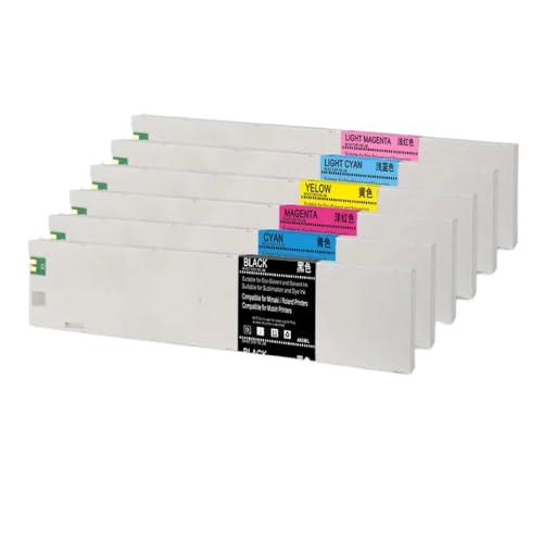 IJOSADON 440 ml Eco-Solvent-Tintenpatrone, kompatibel mit Roland XF-640 RE-640 Druckern, Ersatztinte mit One-Time-Chip(Magenta) von IJOSADON