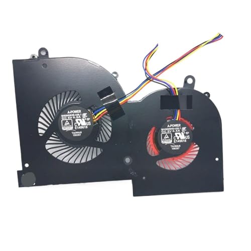 IJOSADON Kühllüfter kompatibel mit GS65-Laptop-Modellen MS-16Q2 16Q2-CPU-CW 16Q2-GPU-CW CPU GPU-Ersatz Teil BS5005HS-U3N von IJOSADON