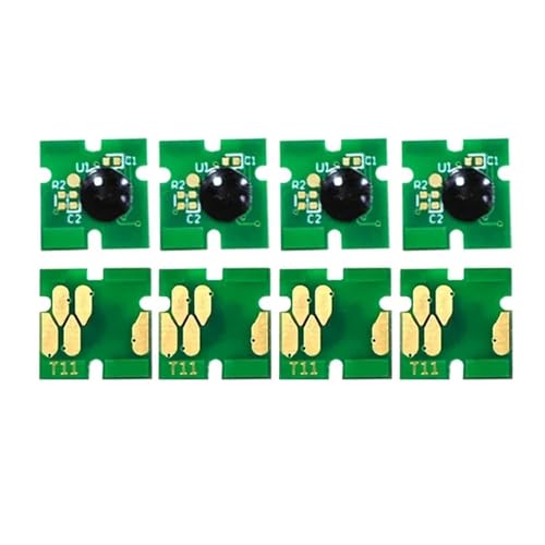 IJOSADON Südamerika-kompatibler Tintenpatronen-Chip Kompatibel mit WF-C5890 WF-C5390 T11A1 T11B1 T11A2 T11A3 T11A4 zur einmaligen Verwendung(T11A T11B Chip 2Set) von IJOSADON