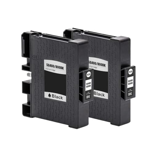 Kompatible Sublimation Ink Patrone Kompatibel mit SG400 NA EU SG800 Drucker Arbeiten mit Sublijet HD Virtuoso SG400 SG800 Modelle(2 PCS Black) von IJOSADON