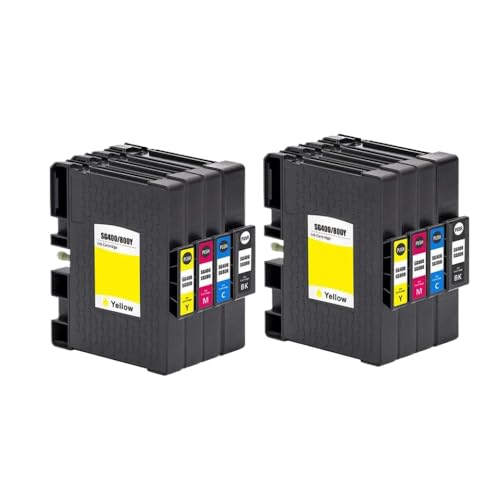 Kompatible Sublimation Ink Patrone Kompatibel mit SG400 NA EU SG800 Drucker Arbeiten mit Sublijet HD Virtuoso SG400 SG800 Modelle(2 Set 8colors) von IJOSADON