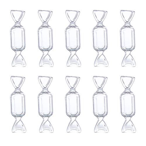 IKAAR 10 Stück Aufbewahrungsboxen klein Aufbewahrungsbehälter mit Deckel Schmuckkästchen Sortierboxen in Süßigkeitenform für Kleinteile Schmuck Pillen von IKAAR