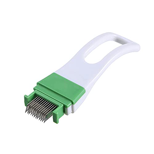 IKAAR Scallion Slicer Green Onion Cutter Gehackte Frühlingszwiebel Chopper Zwiebelzerkleinerer Gemüseschneider Zwiebelschneider Knoblauchschneider Küchenwerkzeug Grün IKAAR Scallion Slicer Green Onion Cutter Gehackte Frühlingszwiebel Chopper Zwiebelzerkleinerer Gemüseschneider Zwiebelschneider Knoblauchschneider Küchenwerkzeug Grün von IKAAR