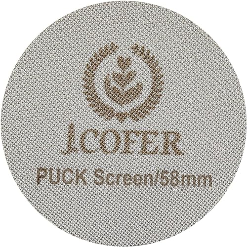 IKAPE 58mm Espresso Puck Sieb, Ultra Thin Coffee Reusable Professional Barist Espresso Sieb für 58mm Bottomless Portafilter Filter Basket - Made with 316 Stainless Steel von IKAPE