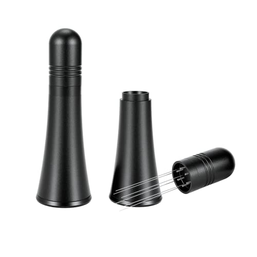 IKAPE WD1 Tamper, 18/8 Edelstahl, Schwarz WDT Tools, Espresso Stirrer von IKAPE