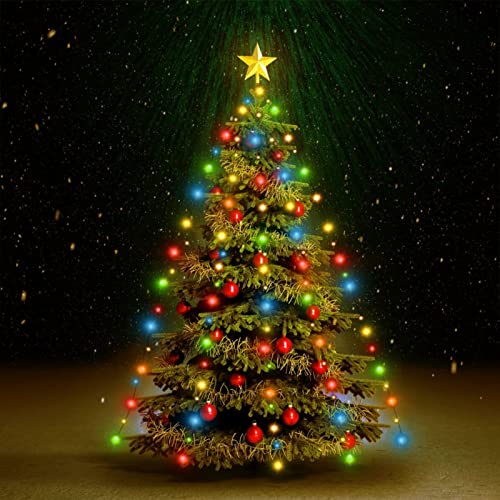 IKAYAA Lichterkette Weihnachtsbaum mit Ring und 12 Girlanden, 180 LED Lichterkette Weihnachtsbaum Außen, Christbaumbeleuchtung Innen, Weihnachtsbaum Lichterkette für 180cm Tannenbaum Mehrfarbig IKAYAA Lichterkette Weihnachtsbaum mit Ring und 12 Girlanden, 180 LED Lichterkette Weihnachtsbaum Außen, Christbaumbeleuchtung Innen, Weihnachtsbaum Lichterkette für 180cm Tannenbaum Mehrfarbig von IKAYAA