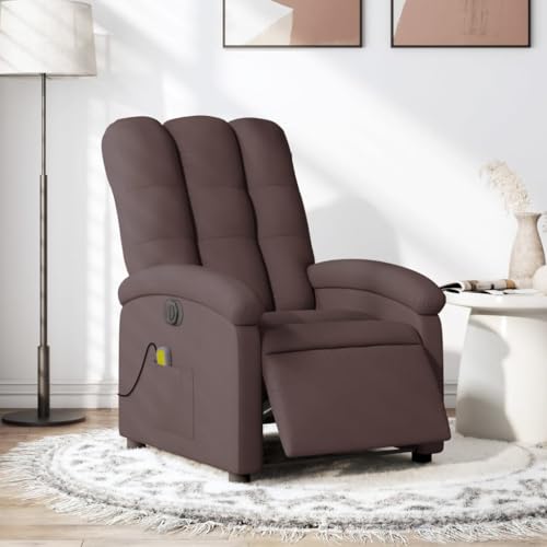 IKAYAA Massagesessel Fernsehsessel Elektrisch Verstellbar Elektrischer Relaxsessel mit Liegefunktion Massage Sessel Wohnzimmer Relaxliege Liegesessel Bequem Massagefunktion Massagestuhl von IKAYAA