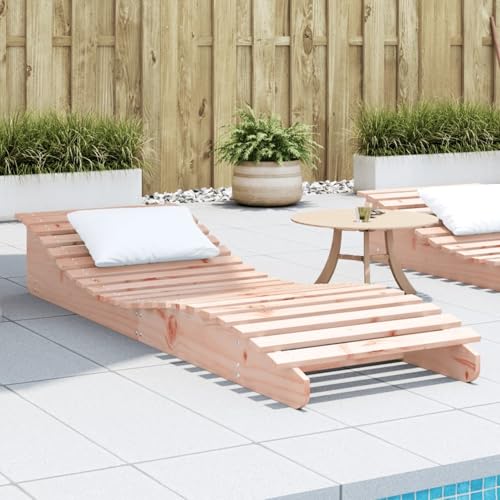 IKAYAA Sonnenliege Holz Outdoor Wetterfest Holzliege Liege Outdoor Liegestuhl Massivholz Garten Strandliege-Natürliches Douglasie-205 x 60 x 31.5 cm IKAYAA Sonnenliege Holz Outdoor Wetterfest Holzliege Liege Outdoor Liegestuhl Massivholz Garten Strandliege-Natürliches Douglasie-205 x 60 x 31.5 cm von IKAYAA