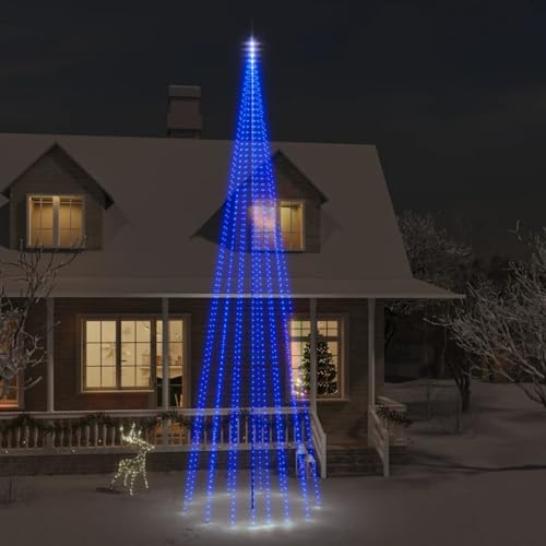IKAYAA Weißnachtsbaum kegelform led Weißnachtsbaum aussen beleuchtet Tannenbaum für Innen und Außen Weißnachtsdekoration-Blau-800 x 230 cm IKAYAA Weißnachtsbaum kegelform led Weißnachtsbaum aussen beleuchtet Tannenbaum für Innen und Außen Weißnachtsdekoration-Blau-800 x 230 cm von IKAYAA