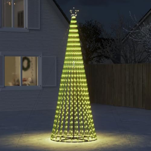 IKAYAA Weißnachtsbaum kegelform led Weißnachtsbaum aussen beleuchtet Weißnachtsbaum aussen Tannenbaum Lichterbaum Weißnachtsdeko Stern Beleuchtung Außen Beleuchtet-WarmWeiß-300 cm IKAYAA Weißnachtsbaum kegelform led Weißnachtsbaum aussen beleuchtet Weißnachtsbaum aussen Tannenbaum Lichterbaum Weißnachtsdeko Stern Beleuchtung Außen Beleuchtet-WarmWeiß-300 cm von IKAYAA