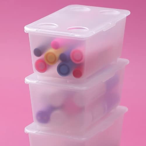 IKEA ASIA GLIS Box mit Deckel transparent 17x10cm 3er Set IKEA ASIA GLIS Box mit Deckel transparent 17x10cm 3er Set von IKEA