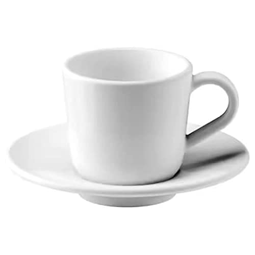 IKEA 365+ Espressotasse mit Untertasse; in weiß; (6cl) von Ikea