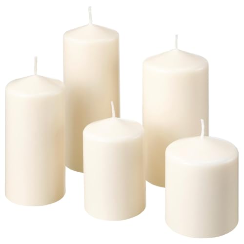 IKEA 803.779.37 Fenomen Blockkerze, geruchlos, natur , 5 Stück(1er Pack) IKEA 803.779.37 Fenomen Blockkerze, geruchlos, natur , 5 Stück(1er Pack) von IKEA..