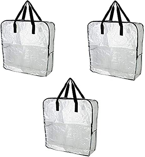 IKEA DIMPA 3 pieces extra large storage bag, clear heavy pockets, moth and moisture protection storage pockets. IKEA DIMPA 3 pieces extra large storage bag, clear heavy pockets, moth and moisture protection storage pockets. von IKEA