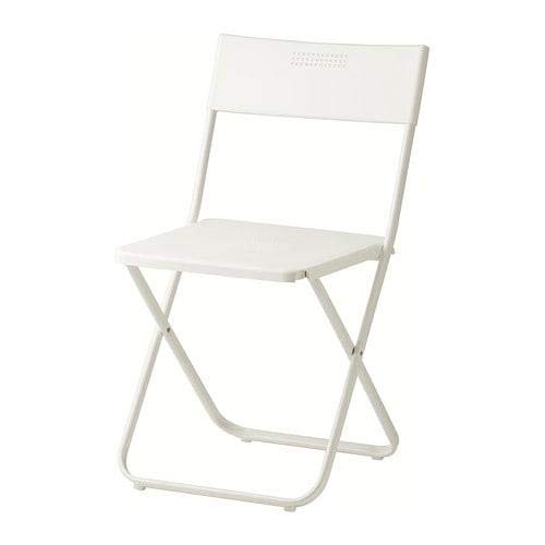 IKEA FEJAN Klappstuhl für den Außenbereich, Weiß von IKEA