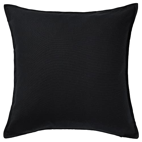 IKEA Gurli Kissenbezug, 50 x 50 cm, Schwarz von Ikea