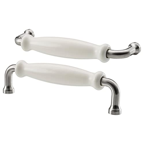 IKEA Hishult Griff Porzellan weiß / 2er Pack 902.652.46 Größe 5 1/2" von IKEA