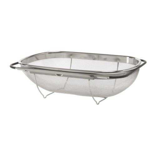 IKEA IDEALISK Durchschlag aus Edelstahl; (34x23cm) von IKEA