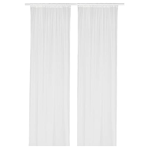 IKEA Lill Scheibengardinen 1 Paar 280x300 cm weiß von IKEA