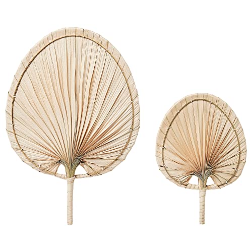 IKEA MOLNSKOG Wanddeko 2er Set Palmblatt handgefertigt von IKEA