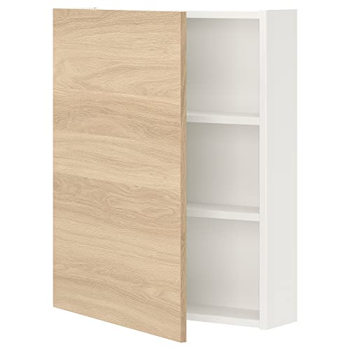 Ikea ENHET Wand CB w 2 shlvs/door, 60x17x75cm, weiß/eiche Optik Ikea ENHET Wand CB w 2 shlvs/door, 60x17x75cm, weiß/eiche Optik von IKEA