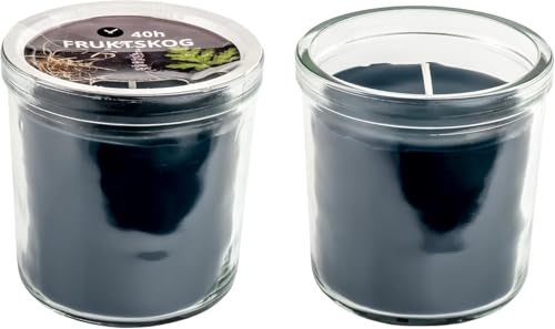 Ikea FRUKTSKOG 905.558.30-2 Schwarz-Türker-Duftkerzen im Glas, Vetiver & Geranie, je 40 Stunden - 2er Set, 905.558.30-2 Ikea FRUKTSKOG 905.558.30-2 Schwarz-Türker-Duftkerzen im Glas, Vetiver & Geranie, je 40 Stunden - 2er Set, 905.558.30-2 von IKEA
