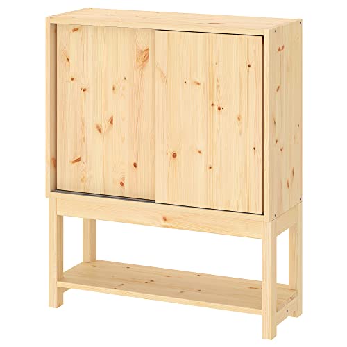 Ikea IVAR Regal mit Schiebetüren, 80x30x97 cm, Kiefer Ikea IVAR Regal mit Schiebetüren, 80x30x97 cm, Kiefer von IKEA