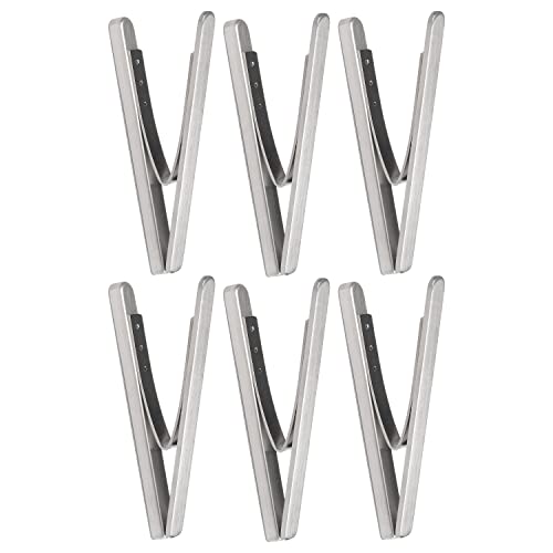 Ikea KUNGSFORS Magnetische Clips (für Küchenschienen), Edelstahl, 80 x 7 mm, 6 Stück von Ikea