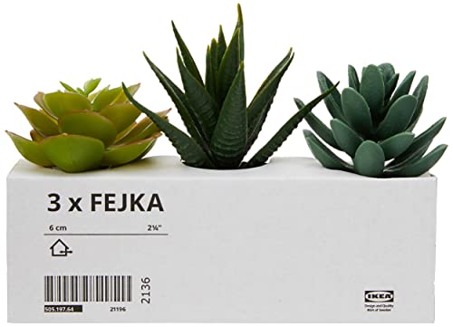 Ikea Künstliche Topfpflanze mit Topf, für drinnen und draußen, 203.953.31, Saftig von Ikea