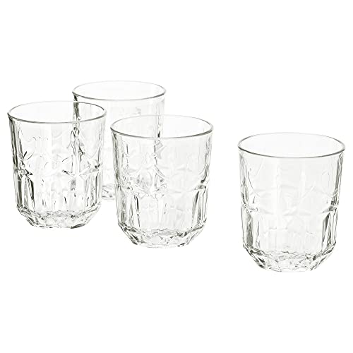 Ikea SÄLLSKAPLIG Glas, 27 cl, Klarglas / gemustert von Ikea