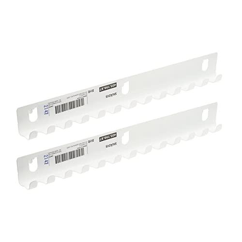 Ikea Skadis Hakenleiste, passend für Skadis Stecktafeln, Stahl, 28 x 3 x 2 cm, 2 Stück von Ikea