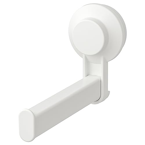 Ikea Tisken Toilettenpapierhalter mit Saugnapf, weiß, 403.812.91 von Ikea