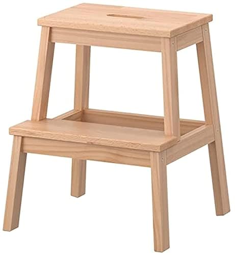 Trittstufe aus Holz, Beige - Tritthocker "Bekväm" Massivholz Buche von Ikea