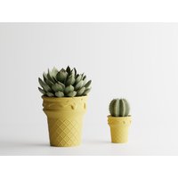 Eistüten-Blumentopf - Moderner Und Ausgefallener Pflanztopf | 3D-Gedruckt Umweltfreundlich Individuelle Größen Verfügbar Eistüten-Blumentopf - Moderner Und Ausgefallener Pflanztopf | 3D-Gedruckt Umweltfreundlich Individuelle Größen Verfügbar von IKEYAMAA