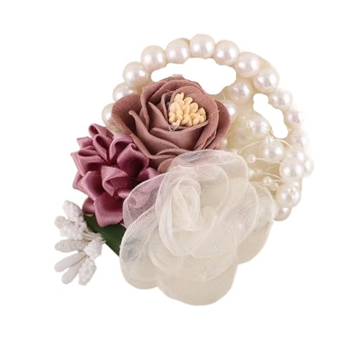 Brautjungfer Hand Blume Brautjungfer Handgelenk Blume Braut Hochzeit Einfache Schwestern Hand Girlande Feier Artikel von IKFGTJRE