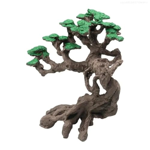IKFGTJRE Aquarium Treibholz Aquarien Harz Totholz Fisch Tanks Ornament Garnelen Hideouts Haus Landschaft Baum Fisch Tanks Unterwasser Sicher Dekore von IKFGTJRE