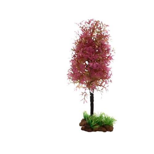 IKFGTJRE Aquarium Treibholz Aquarium-Landschaftsgestaltung mit Moosbäumen, künstlichen Bäumen, Treibholz-Wasserpflanzen, Lazy Landscaping, Aquarium-Dekorationen(H21cm 70g) von IKFGTJRE