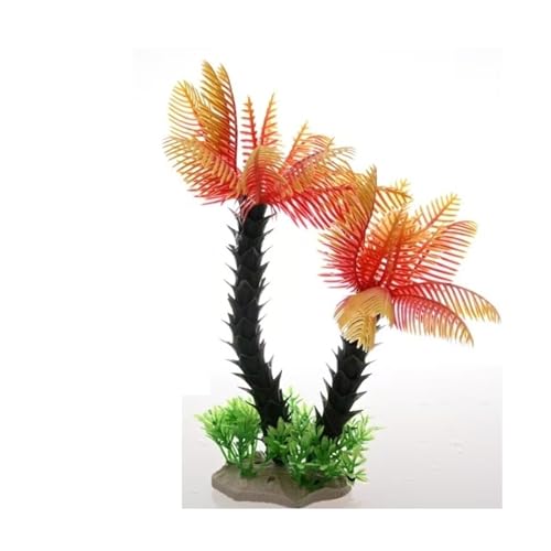 IKFGTJRE Aquarium Treibholz Aquarium-Landschaftsgestaltung mit Moosbäumen, künstlichen Bäumen, Treibholz-Wasserpflanzen, Lazy Landscaping, Aquarium-Dekorationen(H25cm 120g) von IKFGTJRE